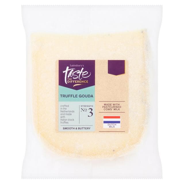 Sainsbury's Truffle Gouda, Taste the Difference 180g - gallery image 1