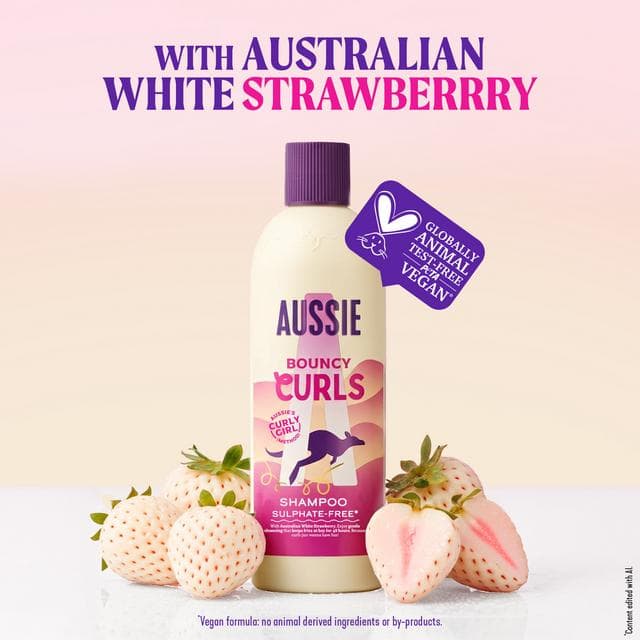 Aussie Bouncy Curls Jojoba Macadamia Nut & Coconut Oils Hydrating Shampoo For Wavy & Curly Hair - gallery image 4