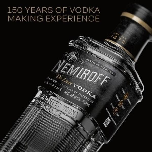 Nemiroff De Luxe Premium Vodka 100cl - gallery image 2