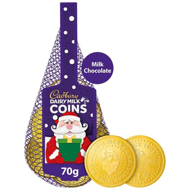Cadbury Dairy Milk 70g Chocolate Coins - gallery image 1