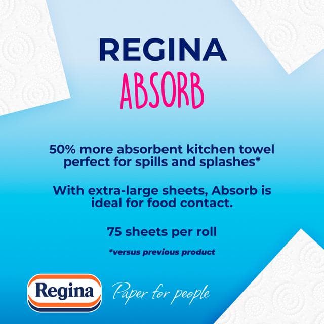 Regina Absorb Kitchen Towel Rolls x2 - gallery image 2