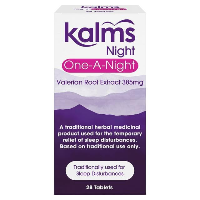 Kalms Night Valerian Root Extract Tablets x28 385mg - gallery image 1