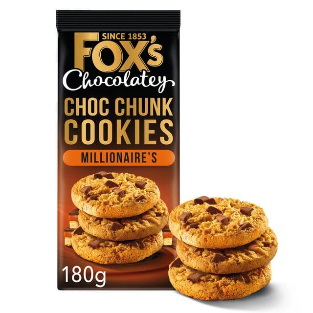 Fox's 180g Chocolatey Biscuits Millionaire's Chocolate Cookies - gallery image 1