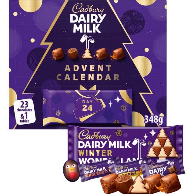 Cadbury Dairy Milk 340g Chocolate Extra Special Day 24 Advent Calendar - gallery image 2