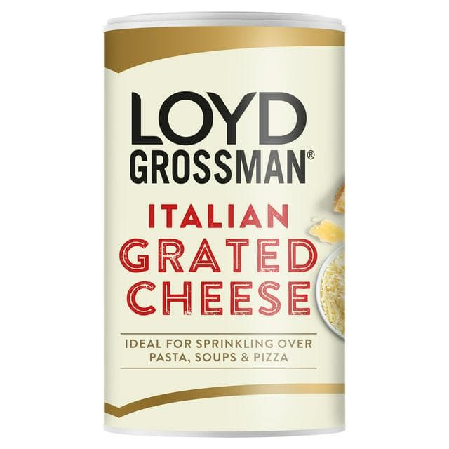 Loyd Grossman Italian Grated Cheese 80g - gallery image 1