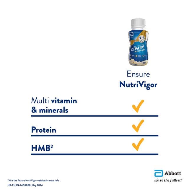 Ensure Nutrivigor Vanilla Flavour Nutritional Ready to Drink Protein Shake 220ml - gallery image 5
