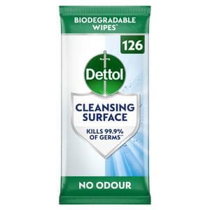 Dettol 126 x Antibacterial Multi Surface Cleaning Wipes