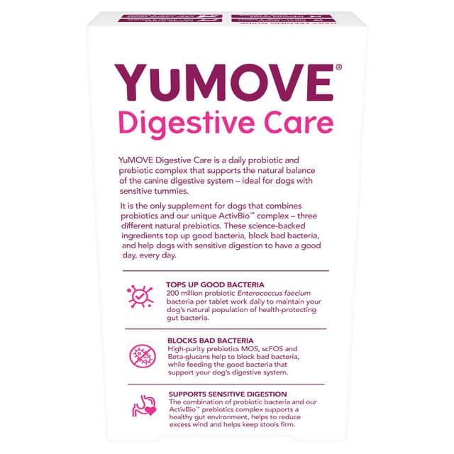 Yumove Digestive Care For All Dogs Tablets x60 49g - gallery image 3