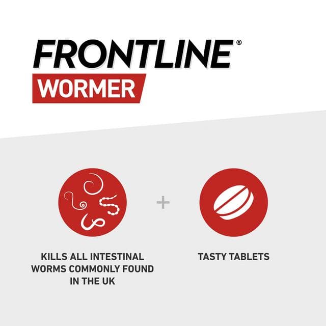 Frontline Wormer XL Flavoured Tablets For Dogs x2 - gallery image 2
