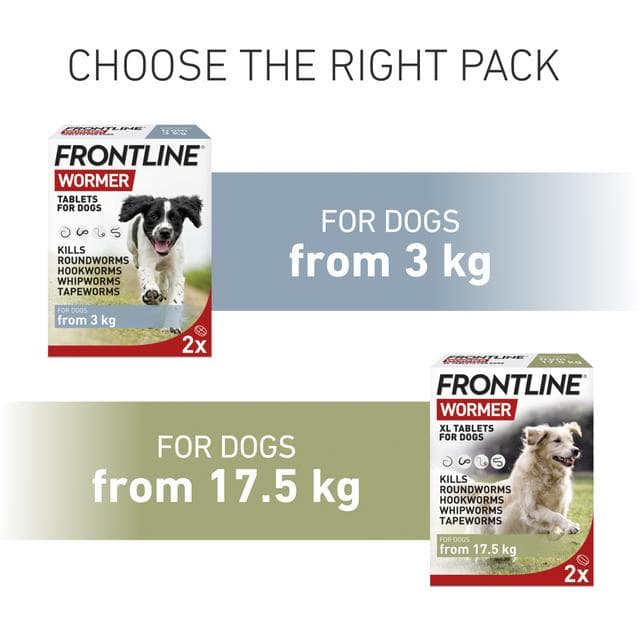 Frontline Wormer XL Flavoured Tablets For Dogs x2 - gallery image 6