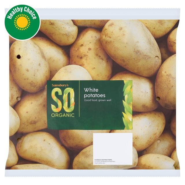 Sainsbury's White Potatoes, SO Organic 1.5kg - gallery image 1
