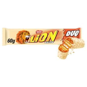 Lion White Chocolate Duo Bar 60g