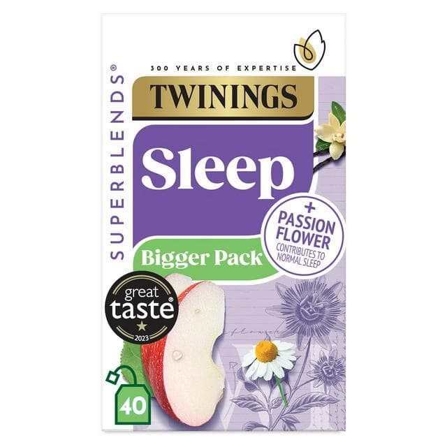 Twinings Superblends Sleep Plant-Based Tea Bags 60g x40 - gallery image 1