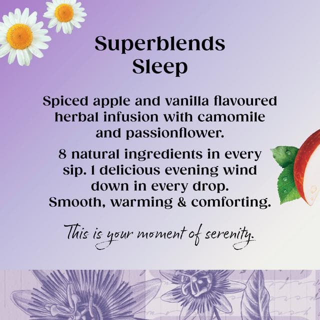 Twinings Superblends Sleep Plant-Based Tea Bags 60g x40 - gallery image 2