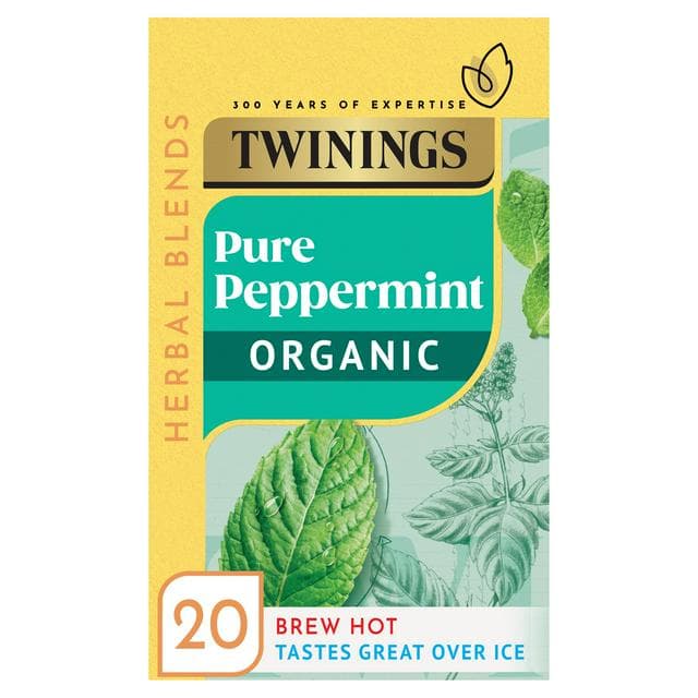 Twinings Organic Pure Peppermint Tea Bags 40g x20 - gallery image 1