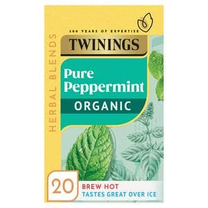 Twinings Organic Pure Peppermint Tea Bags 40g x20