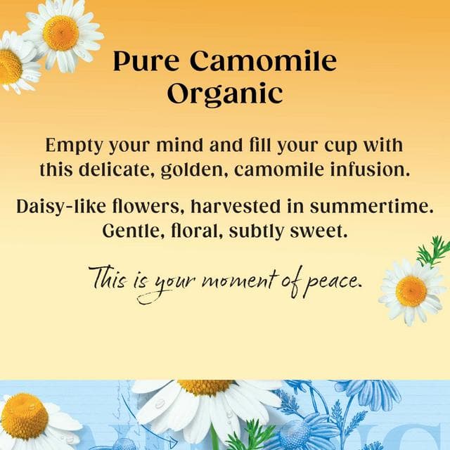 Twinings Organic Pure Camomile Tea Bags 30g x20 - gallery image 2