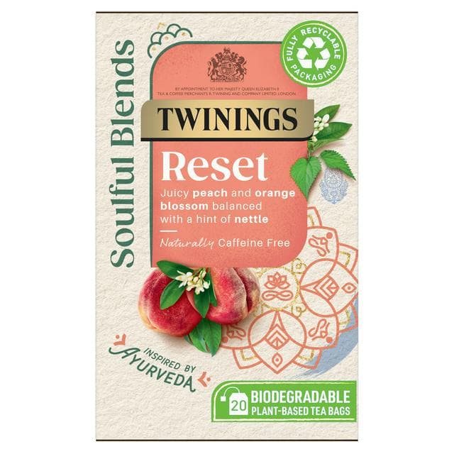 Twinings Soulful Blends Reset 20 Plant-Based Tea Bags 34g - gallery image 1