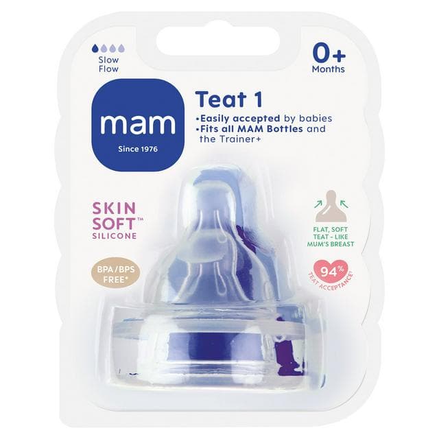 MAM 1 Slow Flow Teat 0+ Months - gallery image 1