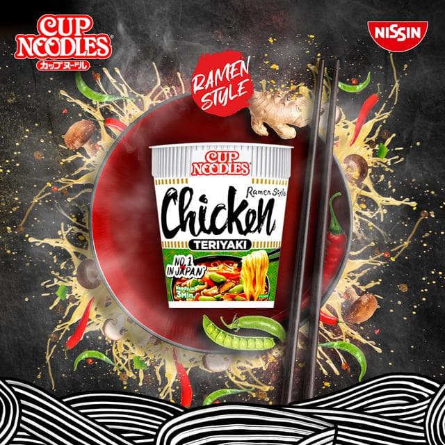Nissin Cup Noodles 5 Spices Beef Flavour Instant Ramen Style Pot 64g - gallery image 2