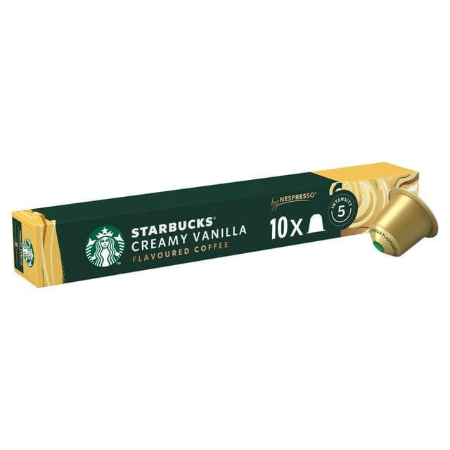 Starbucks by Nespresso Creamy Vanilla Flavoured Coffee Pods x10 - gallery image 1