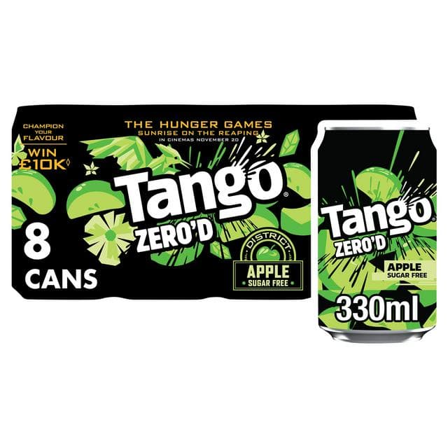 Tango Apple Sugar Free Can 8x330ml - gallery image 1