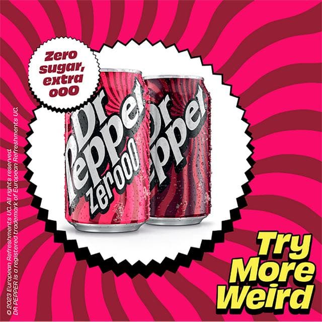 Dr Pepper Zero x8 330ml - gallery image 3