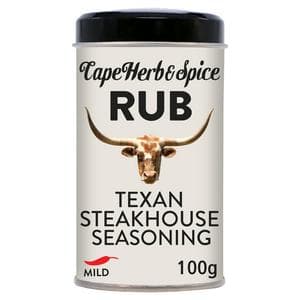Cape Herb & Spice Rub Texan Steakhouse Seasoning 100g
