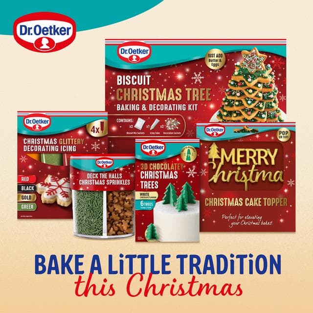 Dr. Oetker 4 x 19g Christmas Glittery Decorating Icing - gallery image 4