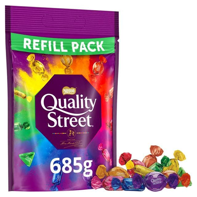 Quality Street 685g Chocolate Refill Bag - gallery image 1