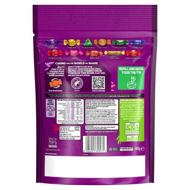 Quality Street 685g Chocolate Refill Bag - gallery image 3