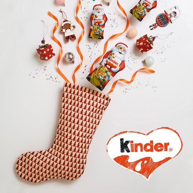 Kinder 110g Milk Chocolate Christmas Santa Gift - gallery image 3