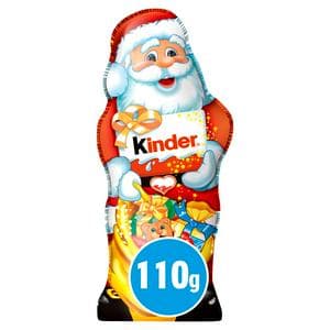 Kinder 110g Milk Chocolate Christmas Santa Gift