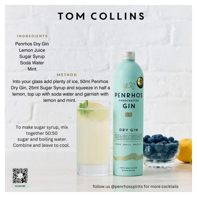 Penrhos Handcrafted Dry Gin 70cl - gallery image 3