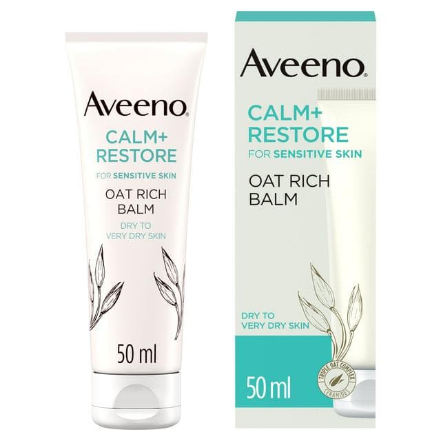 Aveeno Face Calm & Restore Ultra Rich Oat Moisturiser for Dry Skin 50ml - gallery image 1