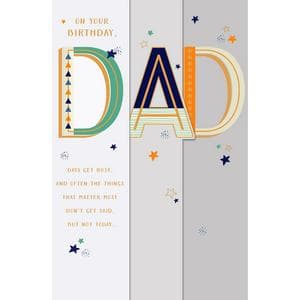 Gibson On Your Birthday Dad Happy Birthday Greeting Card