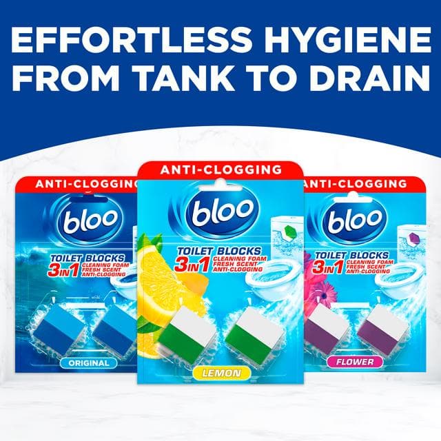 Bloo In Cistern Toilet Blocks Lemon 2x50g - gallery image 6