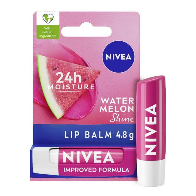 Nivea Watermelon Shine Lip Balm 4g - gallery image 1