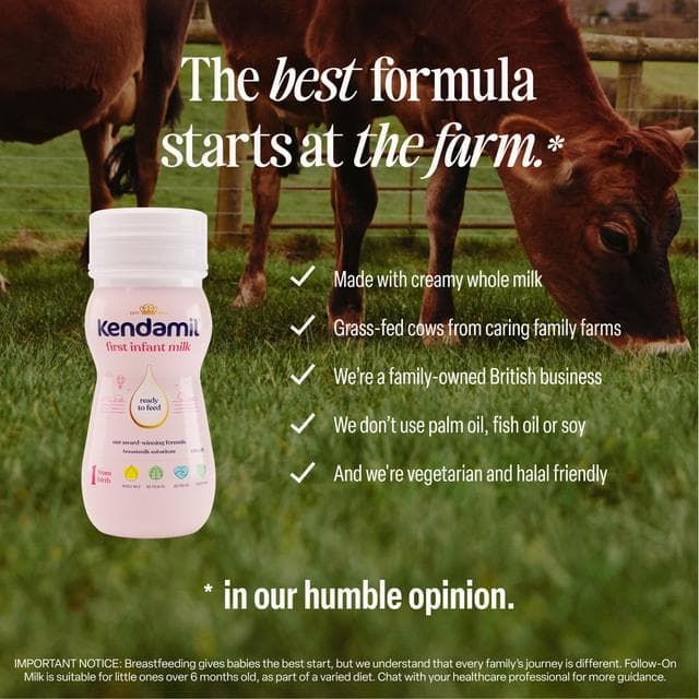 Kendamil First Infant Baby Milk 1 from Birth 250ml - gallery image 3