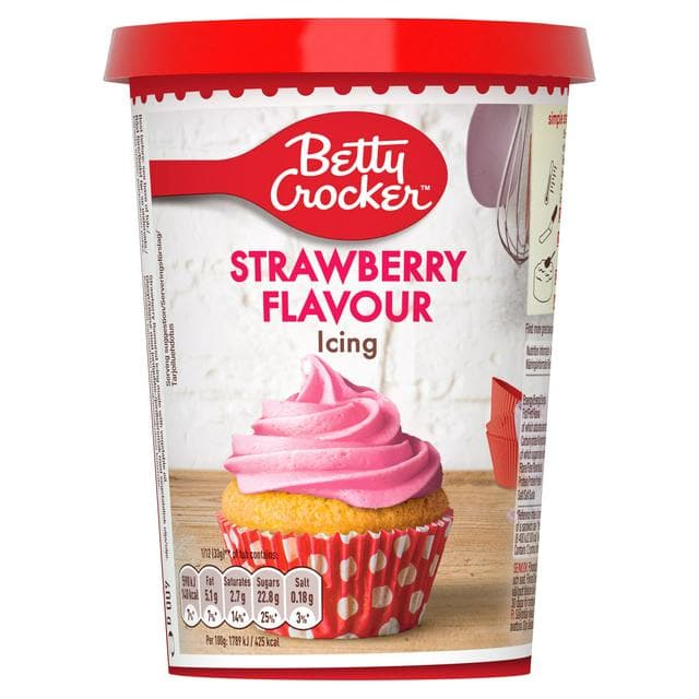 Betty Crocker Strawberry Flavour Icing 400g - gallery image 1