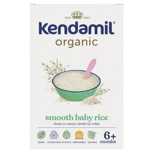Kendamil Organic Smooth Baby Rice 4-6+ Months 120g