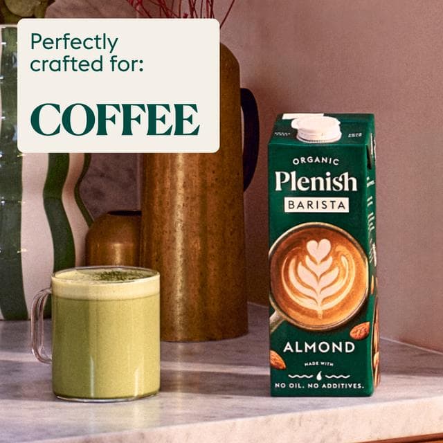 Plenish 1L Long Life Dairy Free Organic Barista Almond Drink - gallery image 3