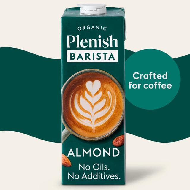 Plenish 1L Long Life Dairy Free Organic Barista Almond Drink - gallery image 5