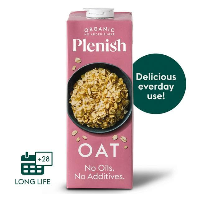 Plenish 1L Long Life Dairy Free Organic Oat Drink - gallery image 1