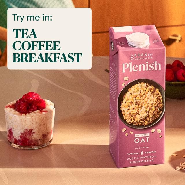 Plenish 1L Long Life Dairy Free Organic Oat Drink - gallery image 4