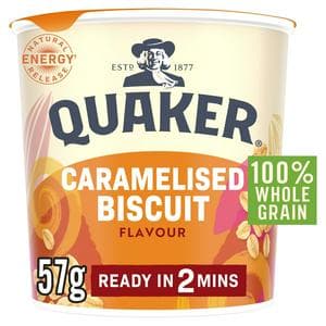 Quaker Oat So Simple Caramelised Biscuit Porridge Pot 57g