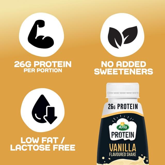 Arla Protein 482ml Vanilla Flavoured Milk Shake - gallery image 3