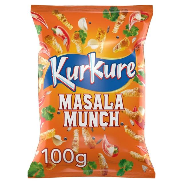 Kurkure Masala Munch Sharing Snacks Crisps 100g - gallery image 1