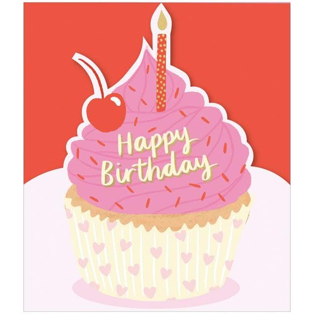 Sainsbury's Diecut Birthday Cupcake - gallery image 1