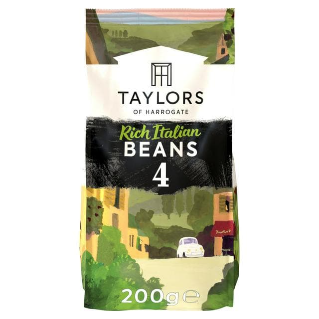 Taylors of Harrogate Rich Italian Beans Roast Coffee 200g - gallery image 1